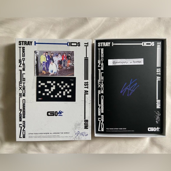 {OFFICIAL} Stray Kids Go Live Album Blue Ver - Picture 1 of 4